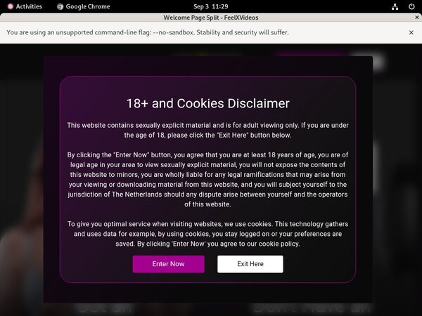 Feel X Videos With Gift Card