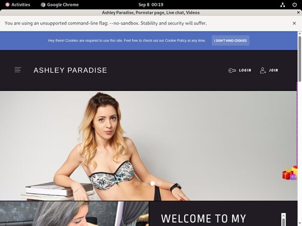 Buy Ashleyparadise.modelcentro.com Account