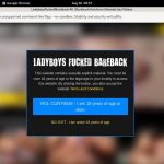 Free Account Of Ladyboys Fucked Bareback