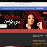 Free Alexya Mistress Account