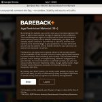 Free Bareback Plus Discount Offer